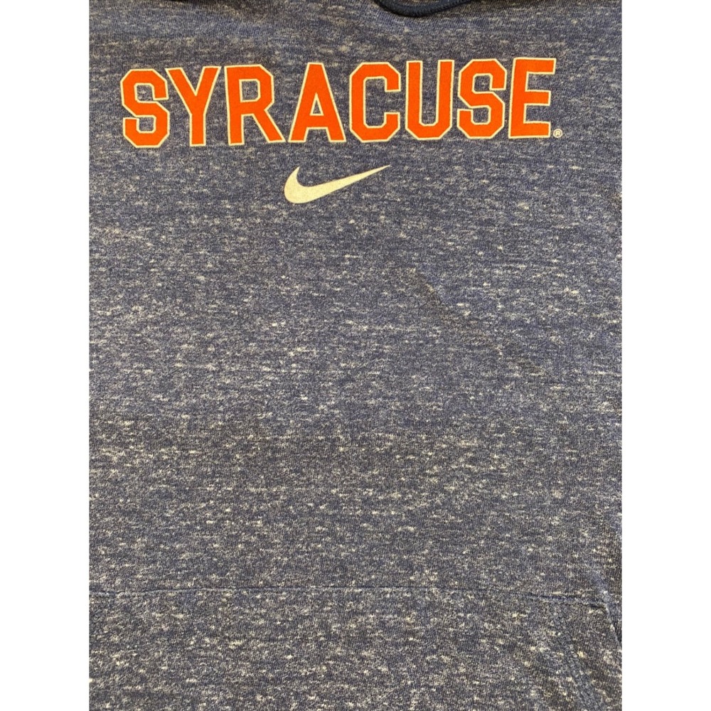 Nike Syracuse Hoodie XL Blue Orange Swoosh Lightweight Pullover NCAA - Picture 8 of 12